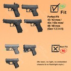 G48 G43 Mos Holster Owb For Glock 43 43x 48 G43x Mos G48 Mos G43 9mm 40 Holder