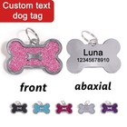 Custom Engraved Personalized Dog Pet Tags Side Engraved Id Dog Cat Tag