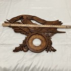 Eagle Bellamy-style Carved Wood Photo Frame Clock Face Don t Give Up The Ship