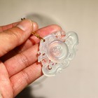 Chinese Xiuyu Accessory Hollow-out Lock Pendants Jade Pendants Craft Collection