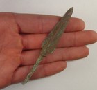 1200-800 Bc Luristan Ancient Bronze Spearhead Arrowhead 3-7 8  Long