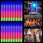 Foam Glow Sticks 3 Modes Color Changing Party Wedding Glow Sticks Flashing