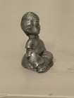 Vintage Michael Ricker Fine Pewter Boy Figurine Signed  mr  Hand-cast Miniature