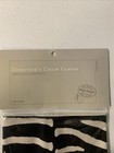 New Lot Of 2 Director   s Chair Replacement Canvas Black white Zebra World Market