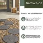 Tierraverde 4 Pack 18  X 18  Butterfly Round Decorative Stepping Stones  Grey