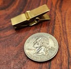 Solid Brass Mini Clothespin Clips Lot Of 5 1 25  Photo Memo Bag Vintage Style