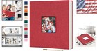 Personalized 11  x10 6   Linen Cover Scrapbook - 40 Pages For Cherished Memories
