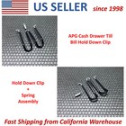 Apg Pos Cash Drawer Till Bill Dollar Hold Down Clip Holder Spring Part Assembly