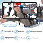 Lavalier Wireless Microphone Audio Video Recording Mini Mic For Iphone   Android