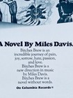 Miles Davis Vintage 1970 Poster Advert Bitches Brew Columbia Records
