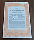 Two Rare Bald Peak Colony Club  Moultonborough  Melvin Village  N  H  Documents