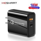 Us 20w Usb type-c Power Adapter Ac Home Wall Charger Us Plug Wholesale Bulk Lot