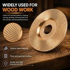 2pcs Tungsten Carbide Wheel  Wood Carving Discs For 4    4-1 2  Grinders  Ang   
