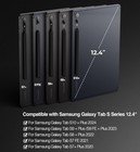 Dexnor Keyboard Case For Samsung Galaxy Tab S10  s9  s8  s7  12 4 Black