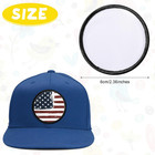 40 Pieces Iron On Blank Sublimation Patch Round Fabric Heat Transfer Repair Blan