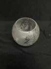 Antique Victorian Frosted Gas Shade  2 1 4in Fitter  451