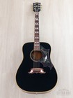 1984 Gibson Dove Vintage Dreadnought Acoustic Guitar Ebony W  Case