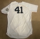 Jose Veras Game Worn Used 2009 Ny Yankees Jersey    1st Game   Loss At New Stadium