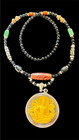 Handmade Necklace With A Powder Buddha Image  Jatukam Ramathep