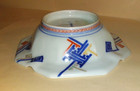 Unusual Vintage Signed Nabeshima Ware Octagonal Ashtray dish
