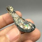 Genuine Holy Land Ancient Roman Glass Pendant With Rare Patina