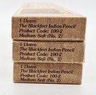 3 Boxes 36 Blackfeet Indian Pencil Medium Soft No  2 Original Box Pre-sharpened
