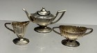 English Sterling Silver Barker Brothers Miniature Dollhouse Tea Set