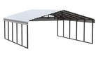 Arrow Carport 20 Ft  X 24 Ft  X 9 Ft  Eggshell
