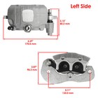 Front Brake Calipers For Canam Defender Hd7 Max Hd9 Max Pro Hd10 2024-2025