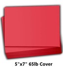 Hamilco Colored Scrapbook Cardstock Paper 5x7 Card Stock Paper 65 Lb Cover 100