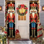 Nutcracker Christmas Porch Banner Decorations 71 X 12 Nutcracker Soldier  3
