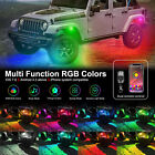 4 Pod Rgb Led Rock Lights Underglow With Bluetooth App Control For  Utv Atv Rzr