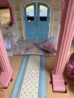 Vtg Rare 1997 Fisher Price Loving Family Grand Doll House 4618 Blue Roof W Acces