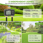 120ft Drip Irrigation System With Smart Water Timer     Automatic Garden Watering