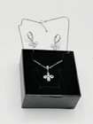 Charming Bee Crystal Necklace   Earring Set - Unique Jewelry Women girls Gift