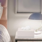 Rectangular Linen Tissue Box Cover With Magnetic Bottom Decorative Holder For