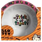 Hello Kitty  Halloween Kids 5 Piece Dinnerware Set Sanrio Trick-or-treat Pumpkin