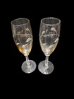 Hallmark Wedding Toasting Glasses Bride   Groom Designed Glasses