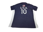 Polo Ralph Lauren Big Pony Usa  10 Rugby Shirt Men s Xl Custom Fit Short Sleeve