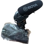 Boya By-bm3031 Shotgun Microphone     Super Cardioid Dslr Video Mic   Open Box