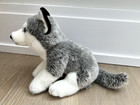 Like New Rare Animal Alley Husky wolf Plush 12  Toys R Us Stuffed Animal