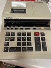 Vintage Sharp Compet Qs-1402 Electronic Calculating Adding Machine 82 Rare