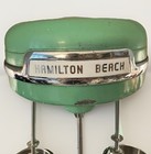 Vintage Hamilton Beach 40dm Jadeite Triple Head Milkshake Machine W 3 Cups                
