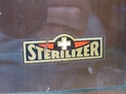Vtg Wood Sterilizer Cabinet  Barber Apothecary Doctor Bakelite Knob W  Shelves