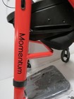 Medline Momentum Rollator W  Seat 6  Wheels Red Supports Up To 250 Lbs Mds86870r