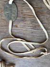 Ww2 Japanese Dog Tag Cord   Aged   5mm    Cord Only