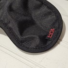 Tumi For Delta First Class Black Nylon Travel Toiletry Bag   Sleep Mask 6 5 