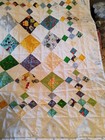 Handmade Quilted Blue Baby Boy Quilt
