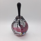 American Studio Art Glass Perfume Bottle  fire Island Glass Studio  1998
