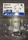 Glacier Bay Tub And Shower Faucet Chrome Trim 2 Handle 386-330g Acrylic   Chrome